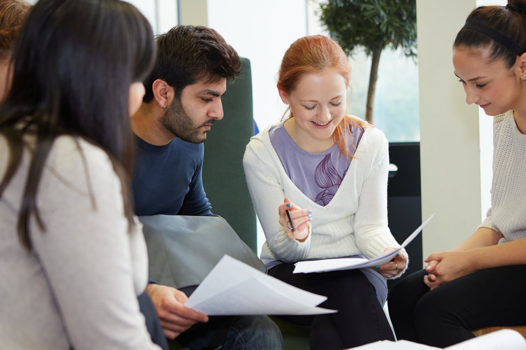 Studierende des Studiengangs Wirtschaftspsychologie am Fachbereich GS