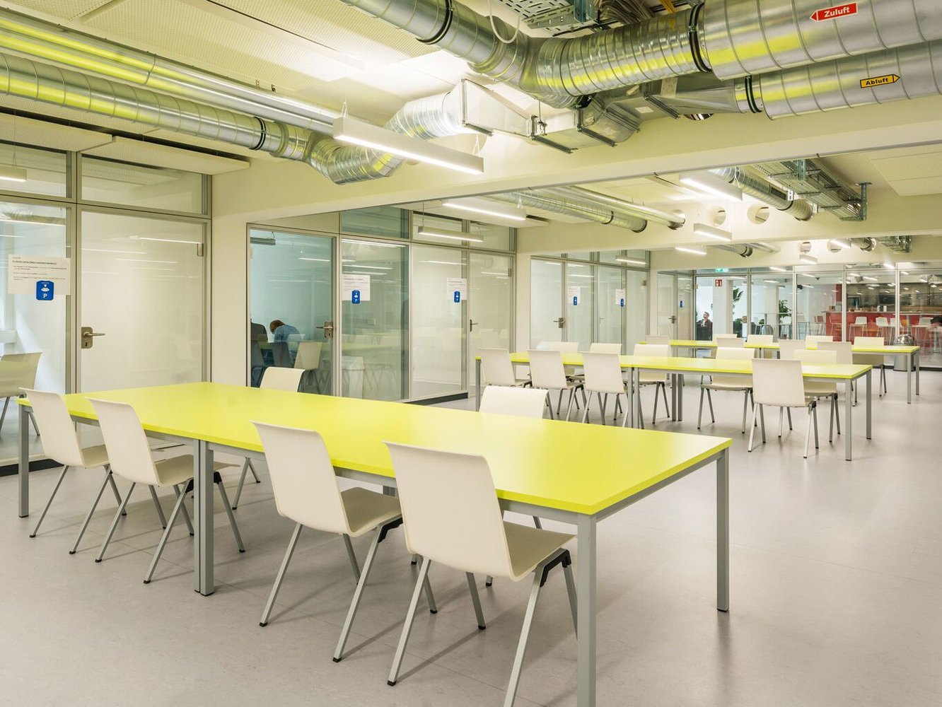 Arbeitsraum im neuen Lernzentrum Bauingenieurwesen