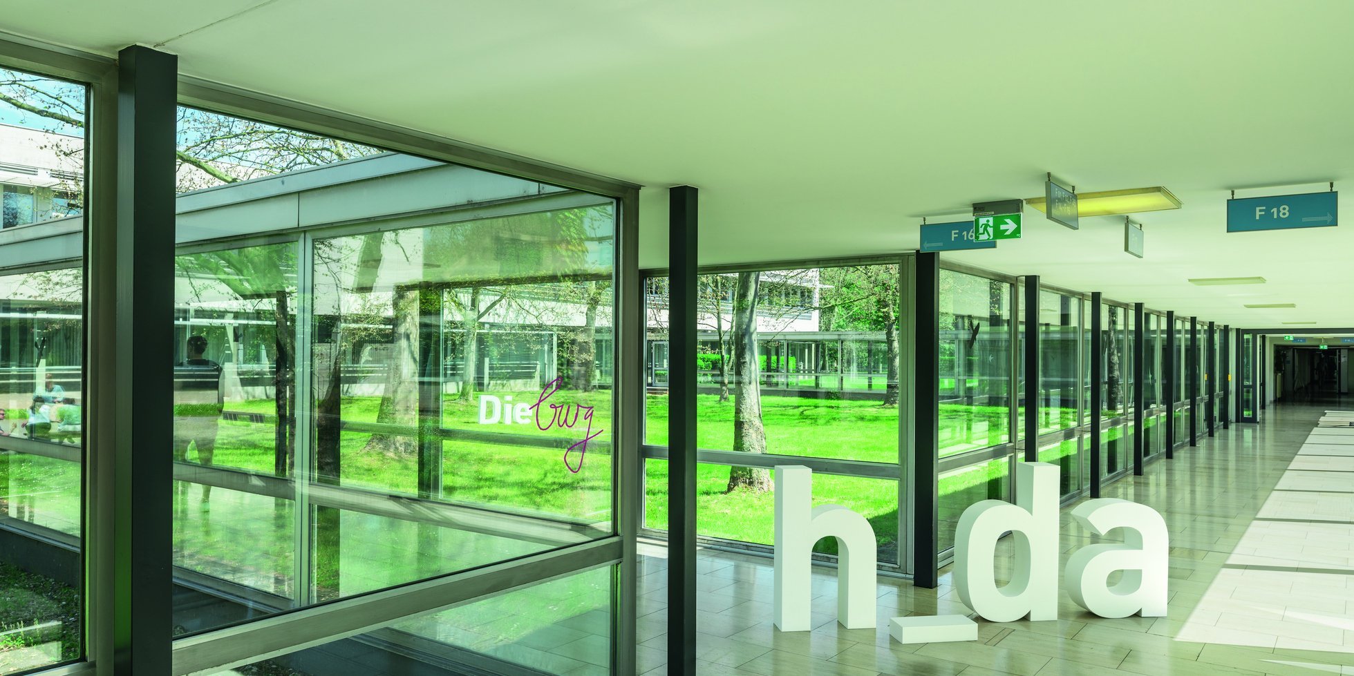 Gebäude Innenansicht Campus Dieburg