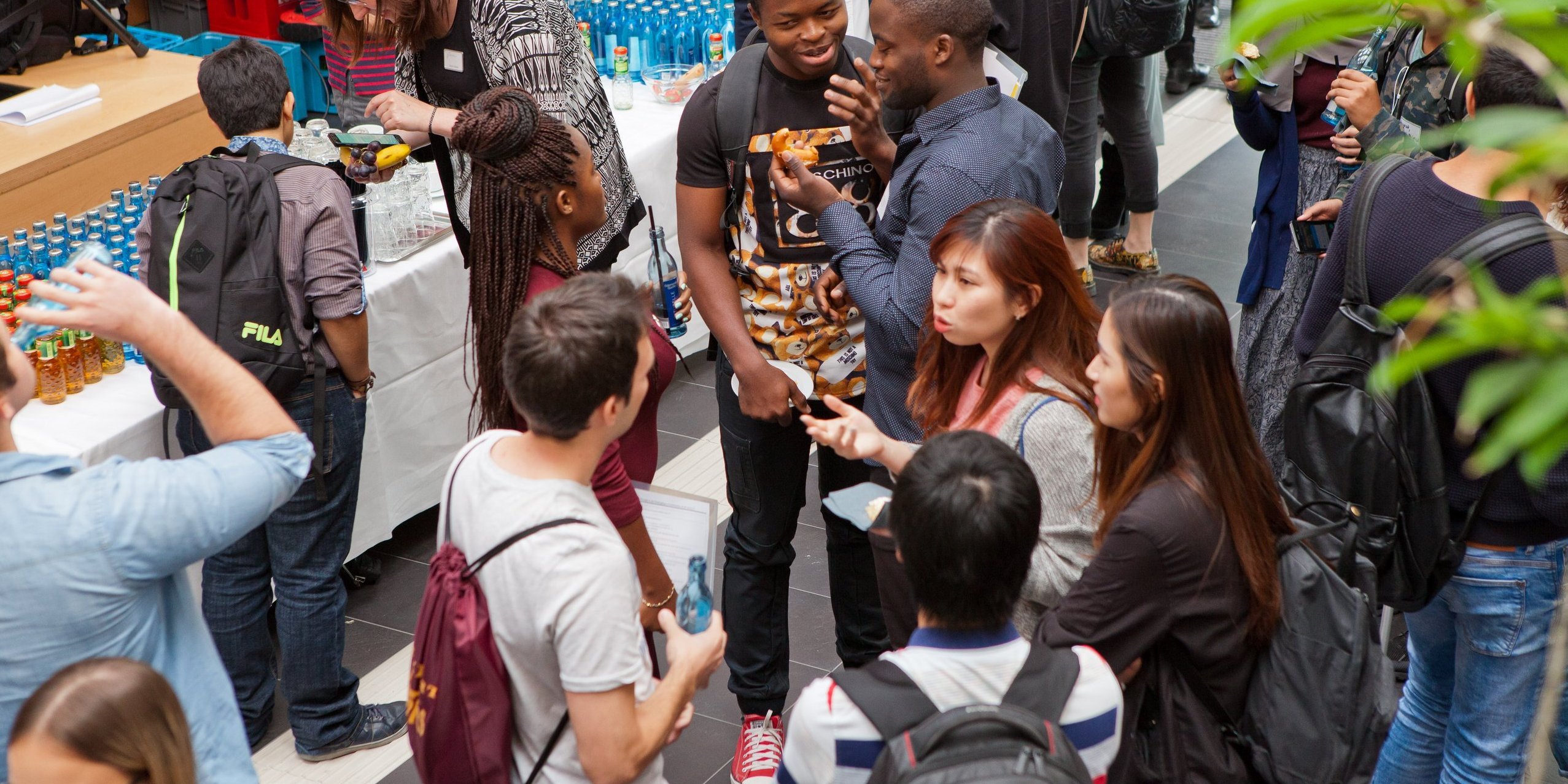 Picture shows students during an event.