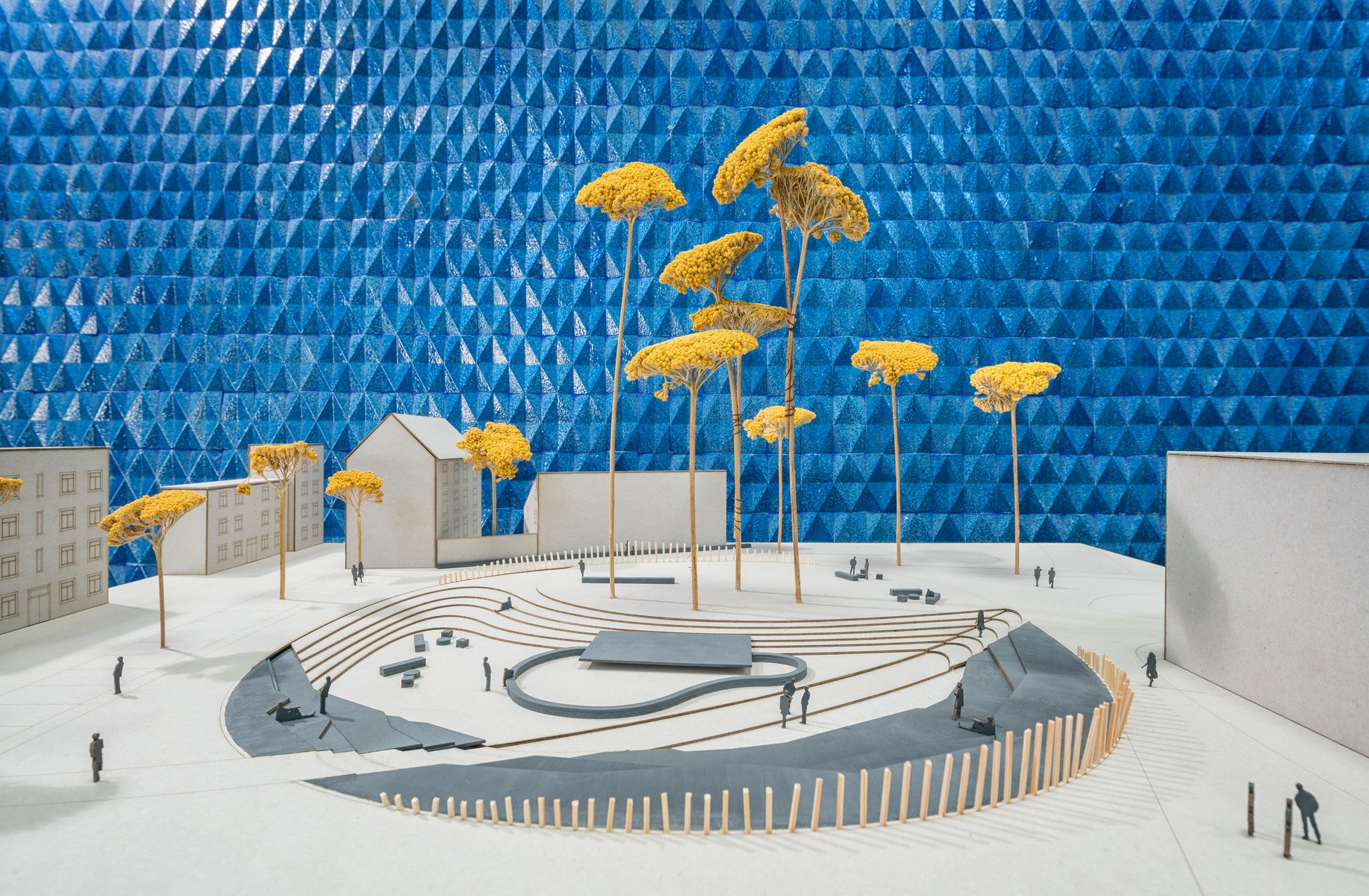 Exponat aus der Architektur-Ausstellung "Unorte"