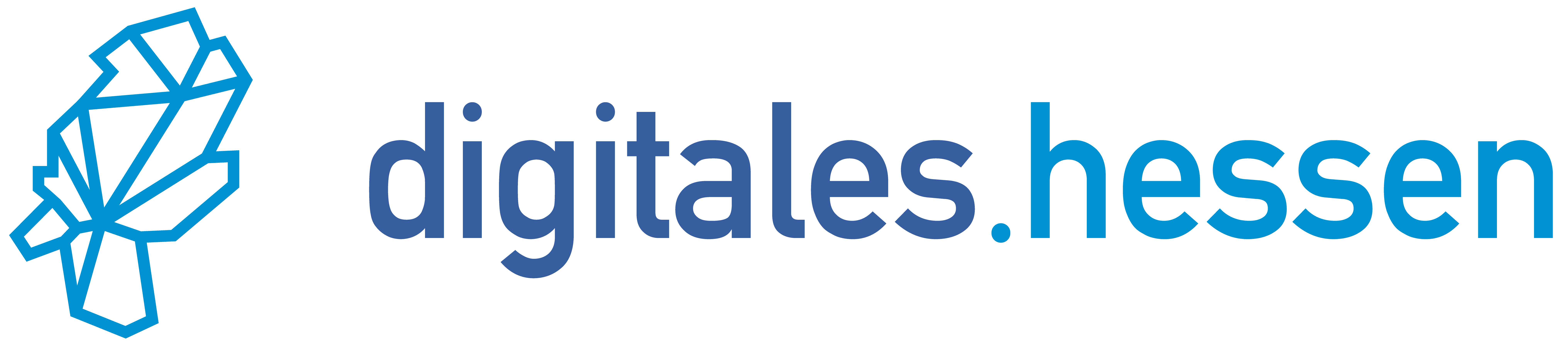 dekoratives Bild - Digitales Hessen Logo des Digitalministerium Hessen