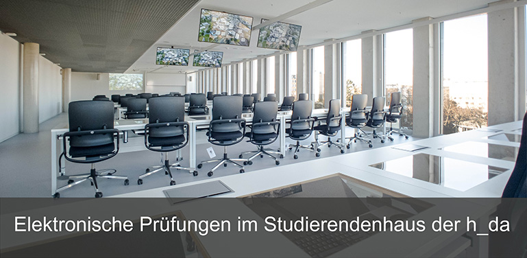 Prüfungsraum für elektronische Klausuren