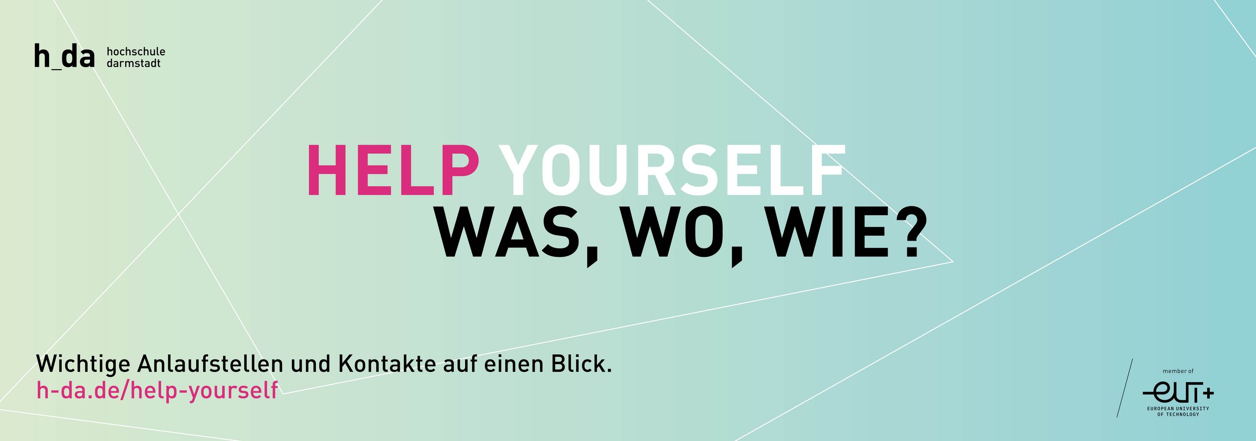 Help yourself - was, wo, wie? 